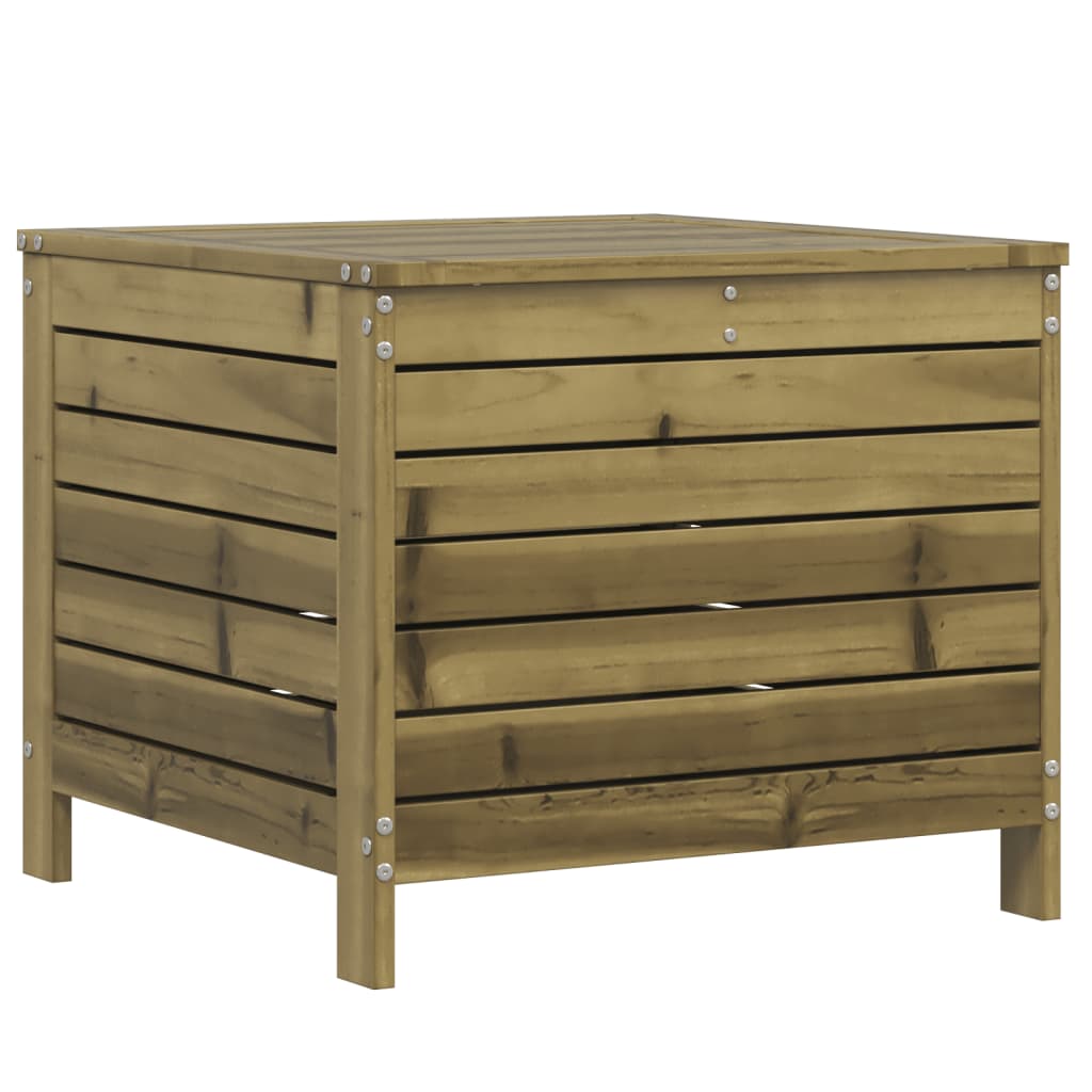 Tuinvoetenbank 62x63,5x53,5 cm geïmpregneerd grenenhout is nu te koop bij PeponiXL, paradijselijk wonen!