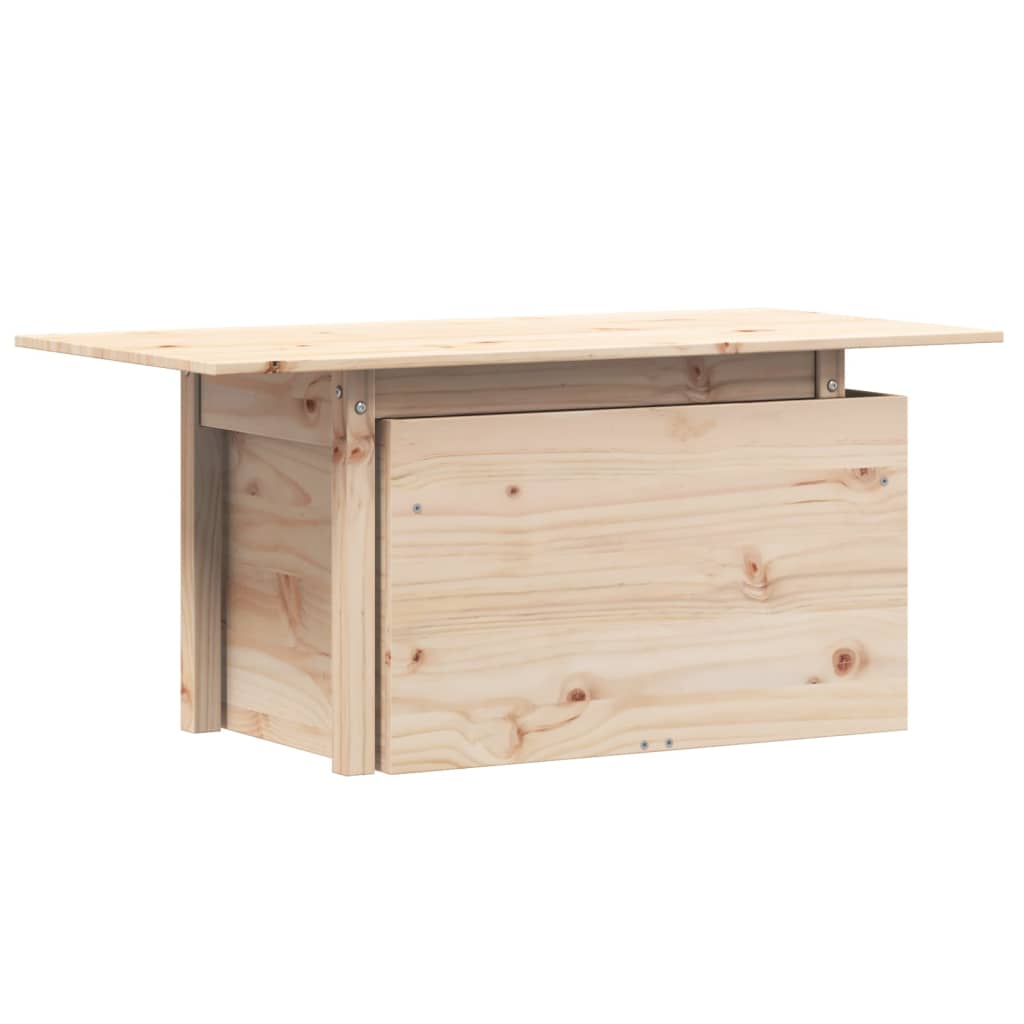 Tuintafel 100x50x75 cm massief grenenhout is nu te koop bij PeponiXL, paradijselijk wonen!