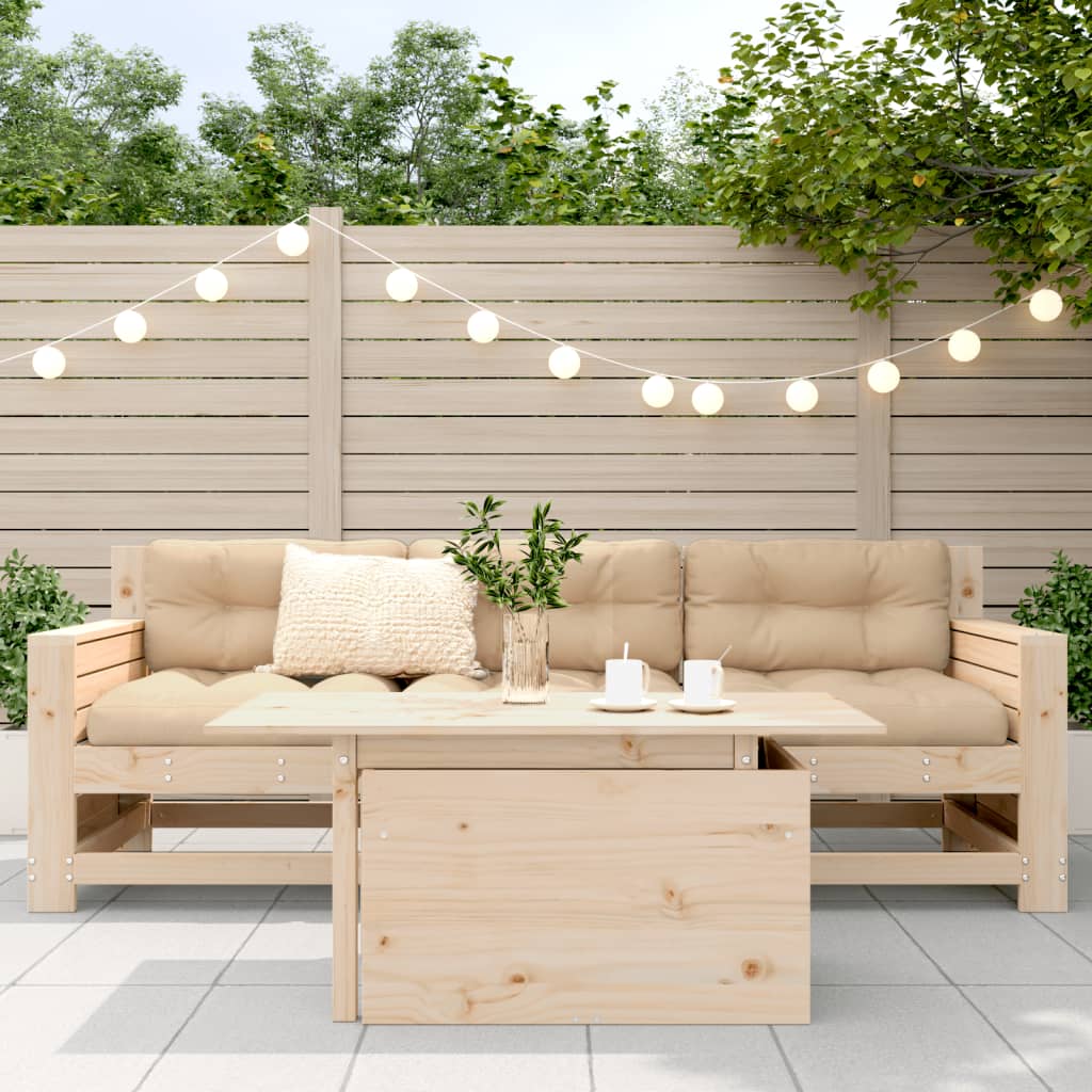 Tuintafel 100x50x75 cm massief grenenhout is nu te koop bij PeponiXL, paradijselijk wonen!
