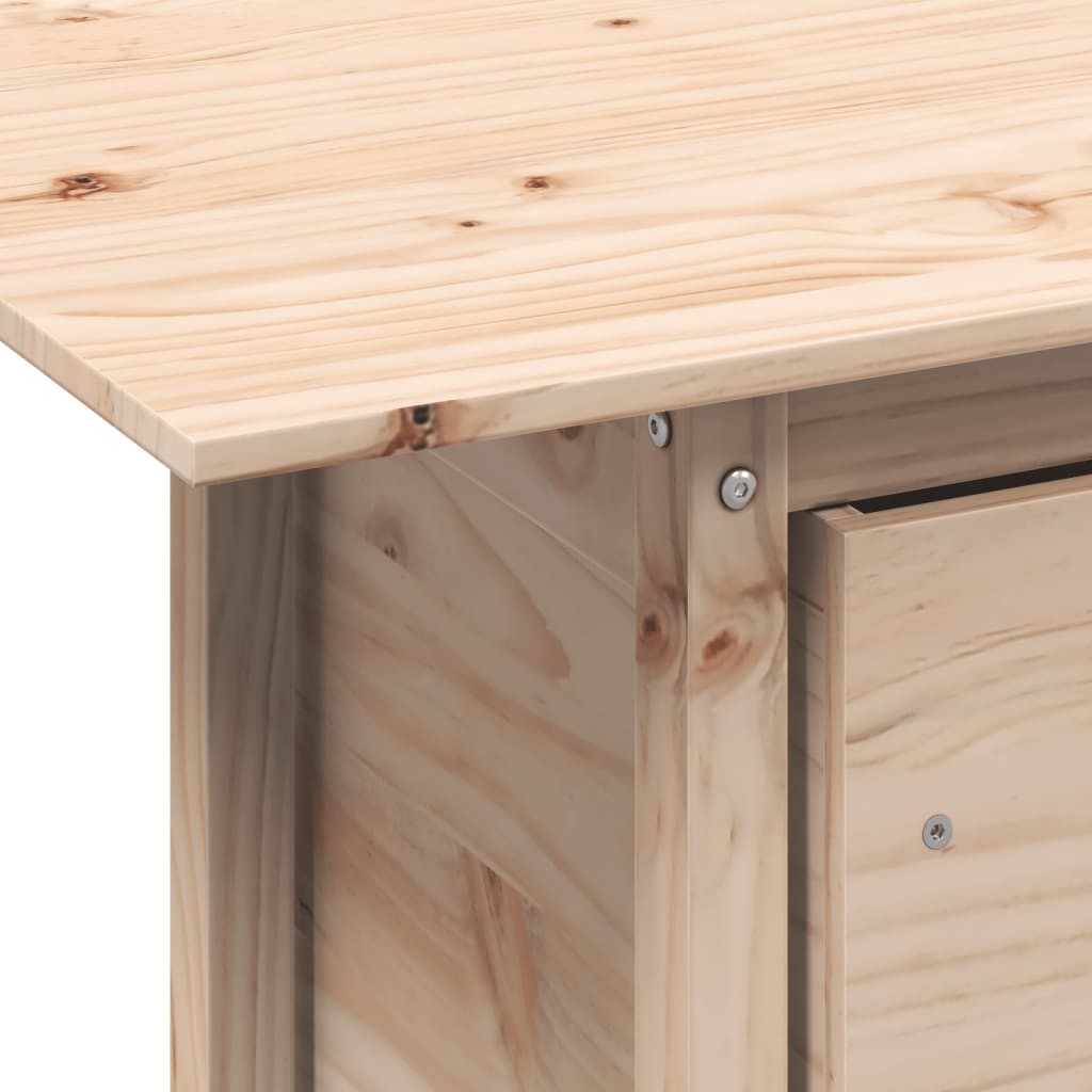 Tuintafel 100x50x75 cm massief grenenhout is nu te koop bij PeponiXL, paradijselijk wonen!