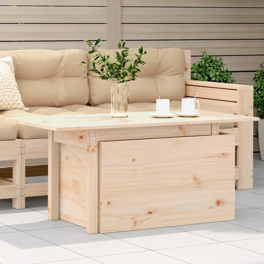 Tuintafel 100x50x75 cm massief grenenhout is nu te koop bij PeponiXL, paradijselijk wonen!