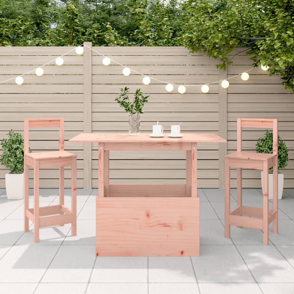 Tuintafel 100x50x75 cm massief douglashout is nu te koop bij PeponiXL, paradijselijk wonen!