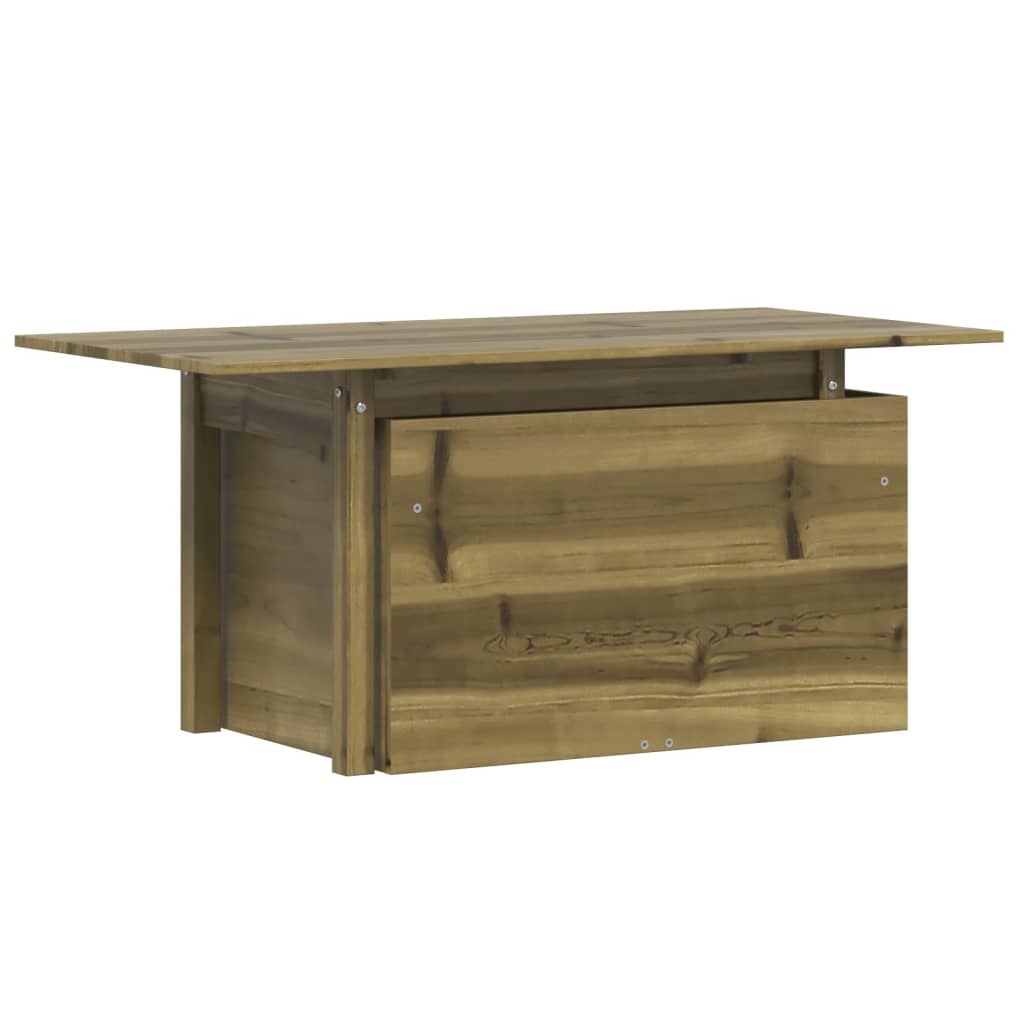 Tuintafel 100x50x75 cm geïmpregneerd grenenhout is nu te koop bij PeponiXL, paradijselijk wonen!