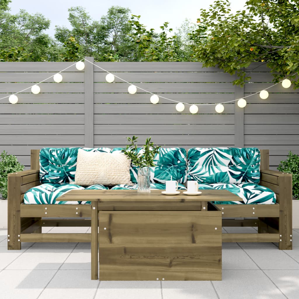 Tuintafel 100x50x75 cm geïmpregneerd grenenhout is nu te koop bij PeponiXL, paradijselijk wonen!