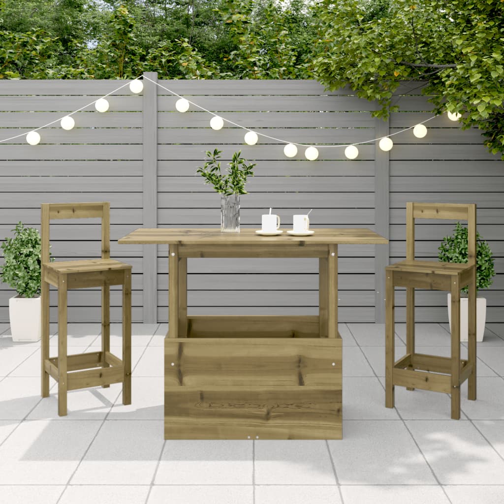 Tuintafel 100x50x75 cm geïmpregneerd grenenhout is nu te koop bij PeponiXL, paradijselijk wonen!