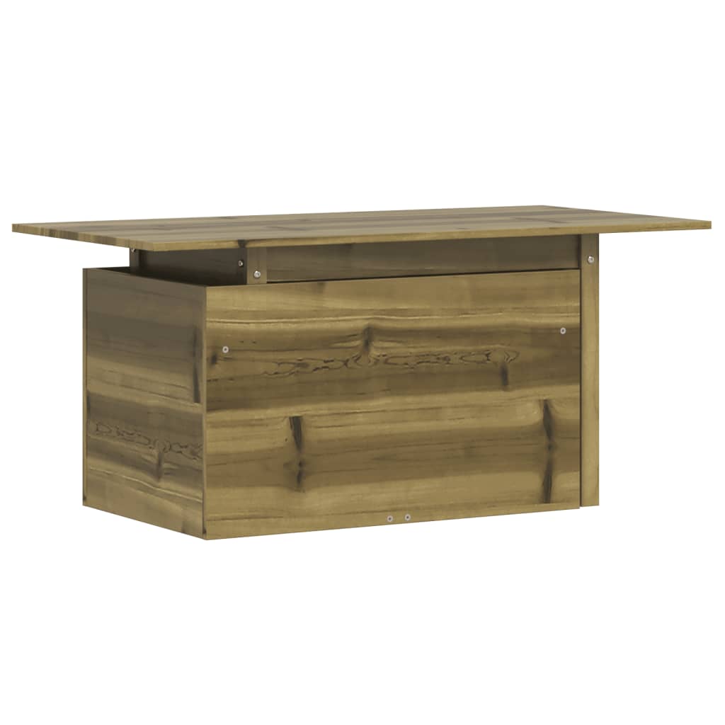 Tuintafel 100x50x75 cm geïmpregneerd grenenhout is nu te koop bij PeponiXL, paradijselijk wonen!