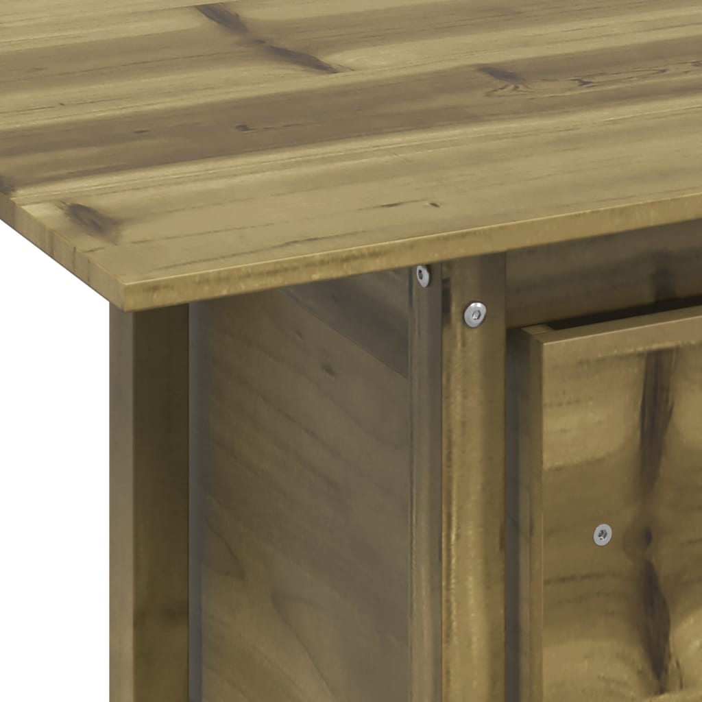 Tuintafel 100x50x75 cm geïmpregneerd grenenhout is nu te koop bij PeponiXL, paradijselijk wonen!