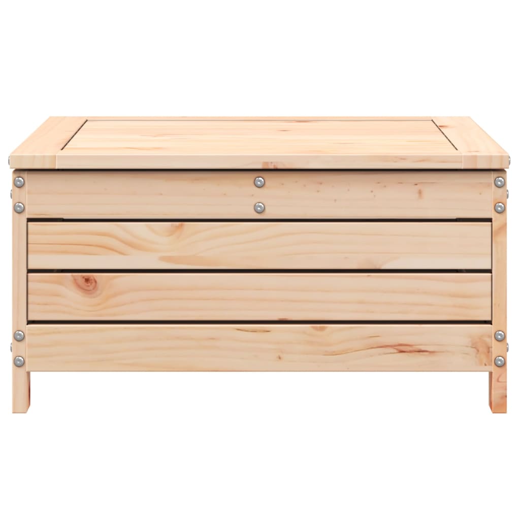 Tuinvoetenbank met kussen massief grenenhout is nu te koop bij PeponiXL, paradijselijk wonen!