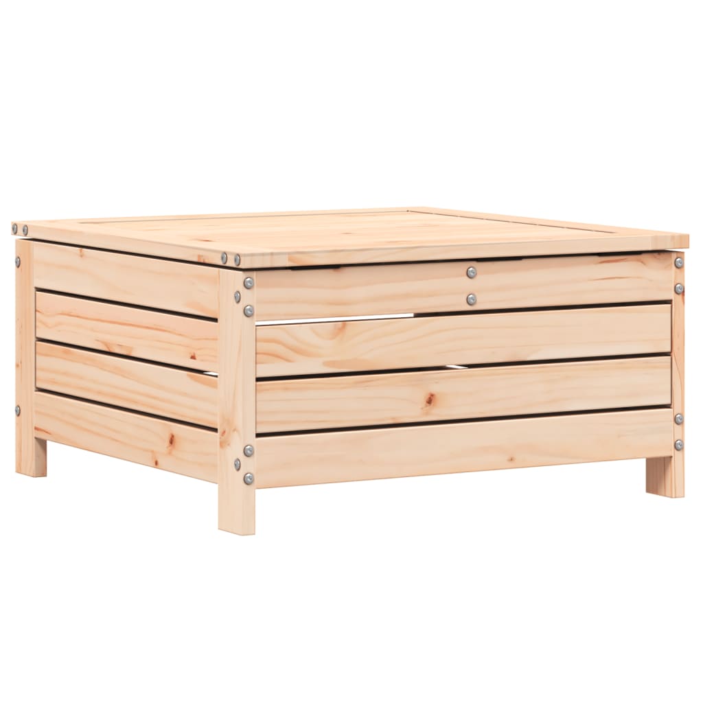 Tuinvoetenbank met kussen massief grenenhout is nu te koop bij PeponiXL, paradijselijk wonen!