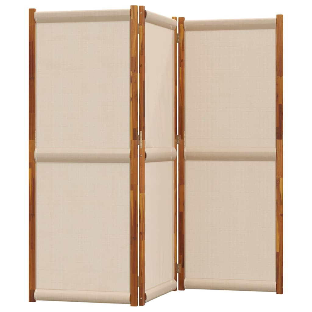 Kamerscherm met 3 panelen 210x180 cm taupe is nu te koop bij PeponiXL, paradijselijk wonen!