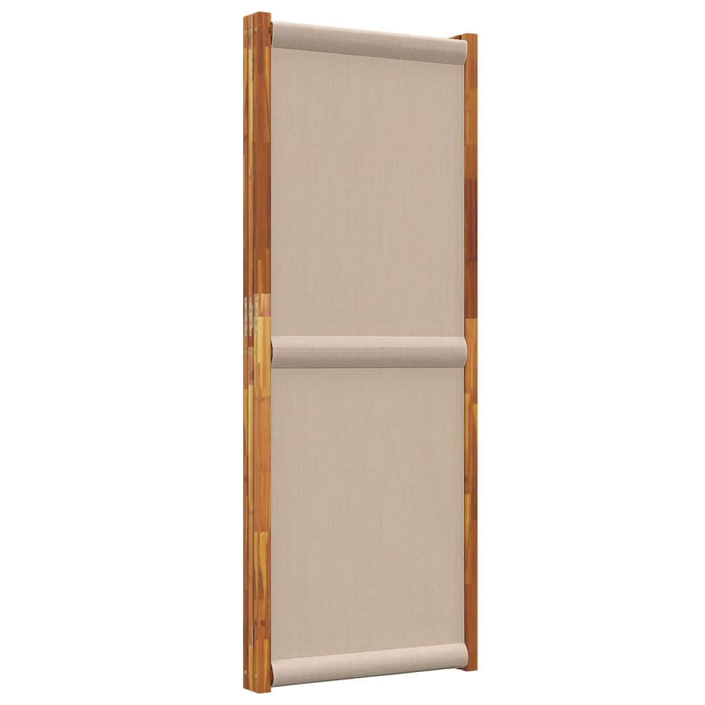 Kamerscherm met 3 panelen 210x180 cm taupe is nu te koop bij PeponiXL, paradijselijk wonen!