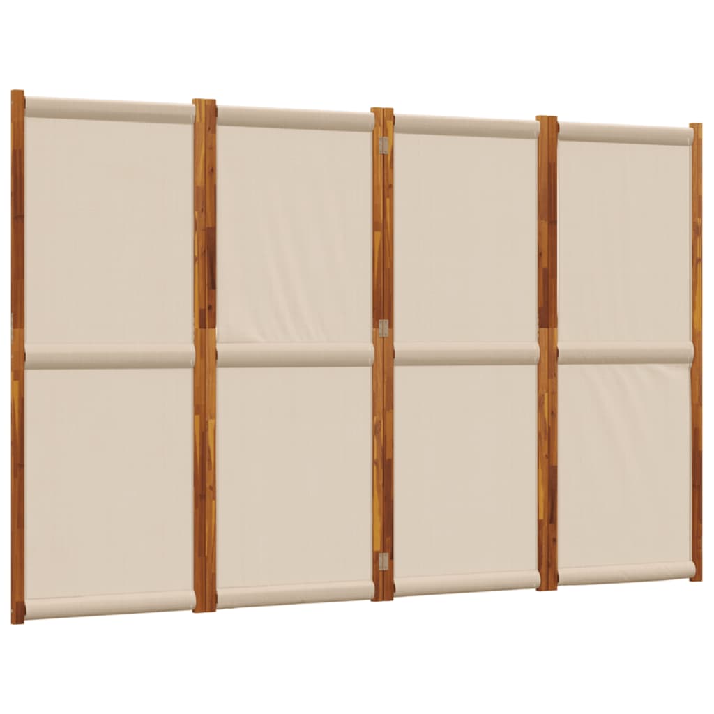 Kamerscherm met 4 panelen 280x180 cm taupe is nu te koop bij PeponiXL, paradijselijk wonen!