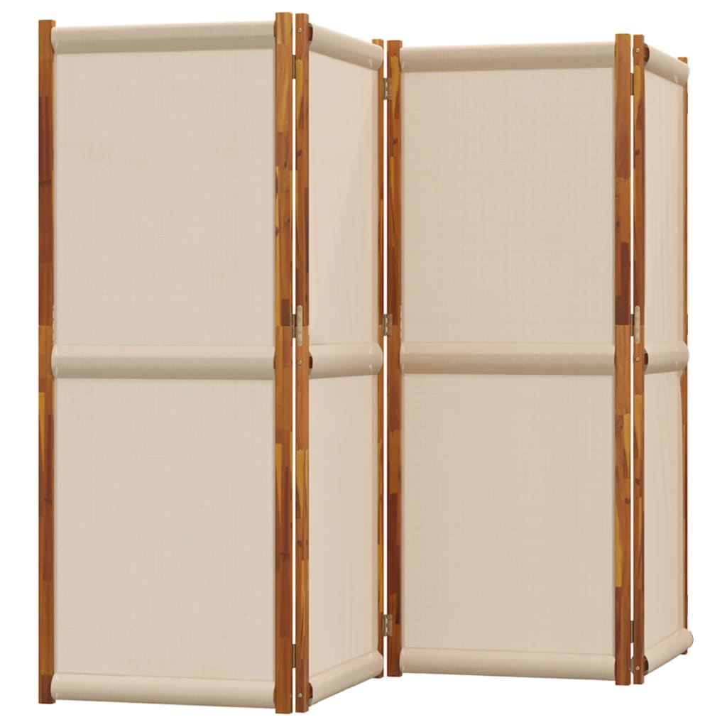 Kamerscherm met 4 panelen 280x180 cm taupe is nu te koop bij PeponiXL, paradijselijk wonen!