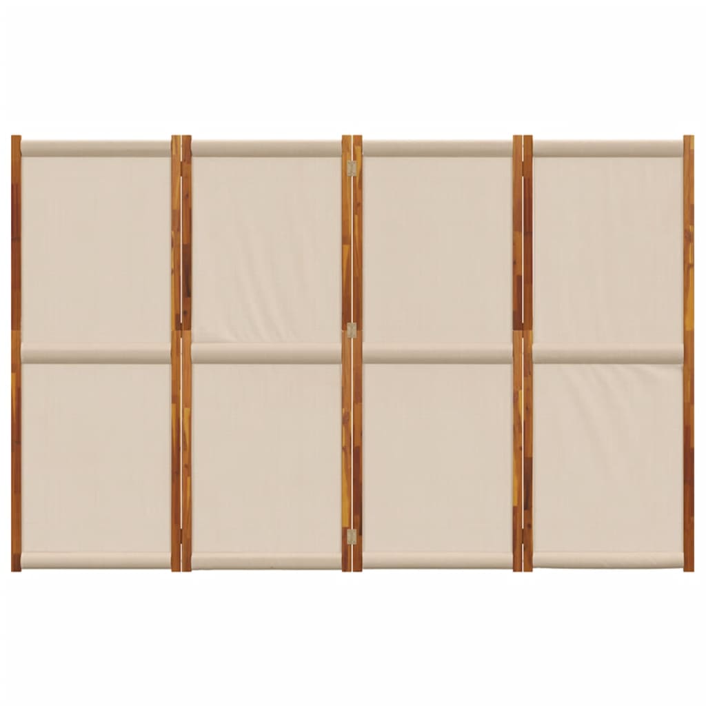 Kamerscherm met 4 panelen 280x180 cm taupe is nu te koop bij PeponiXL, paradijselijk wonen!