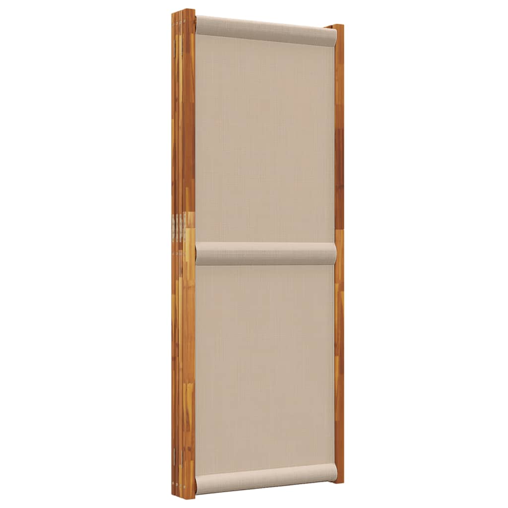 Kamerscherm met 4 panelen 280x180 cm taupe is nu te koop bij PeponiXL, paradijselijk wonen!