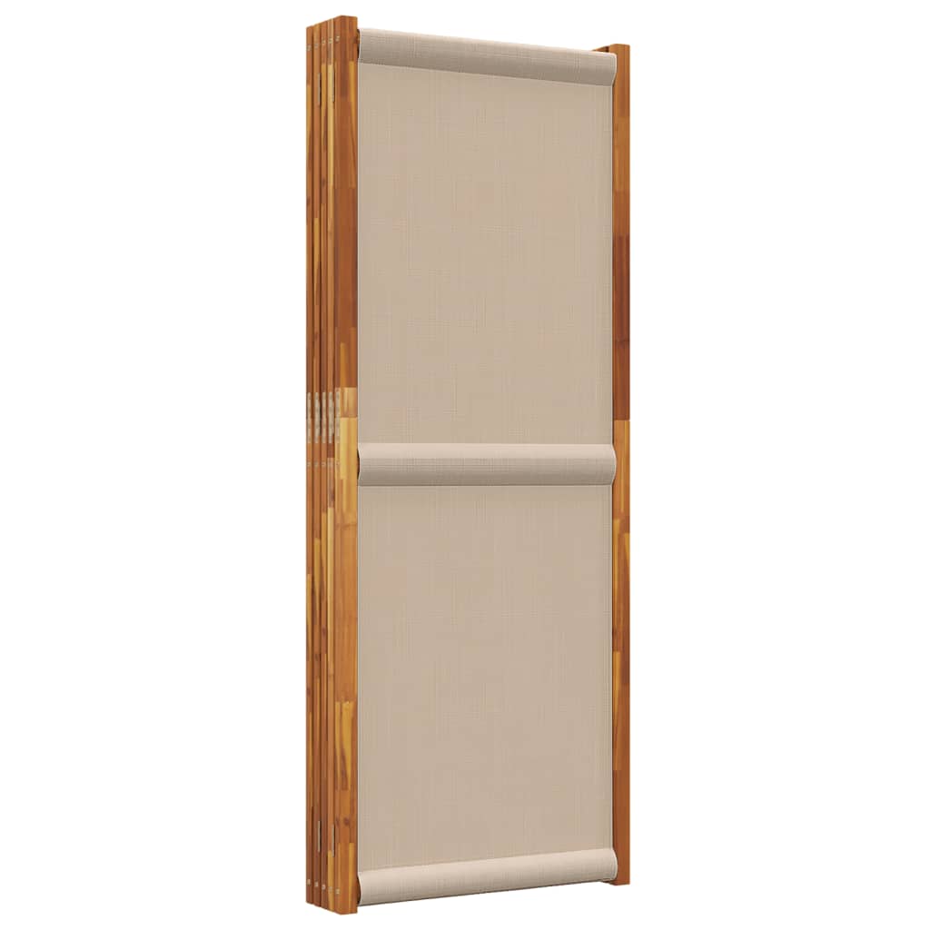 Kamerscherm met 5 panelen 350x180 cm taupe is nu te koop bij PeponiXL, paradijselijk wonen!