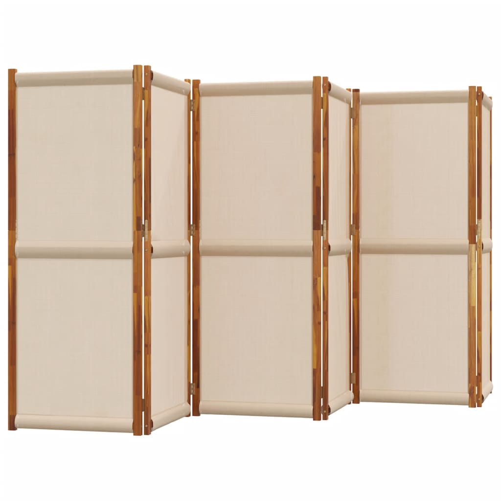 Kamerscherm met 6 panelen 420x180 cm taupe is nu te koop bij PeponiXL, paradijselijk wonen!