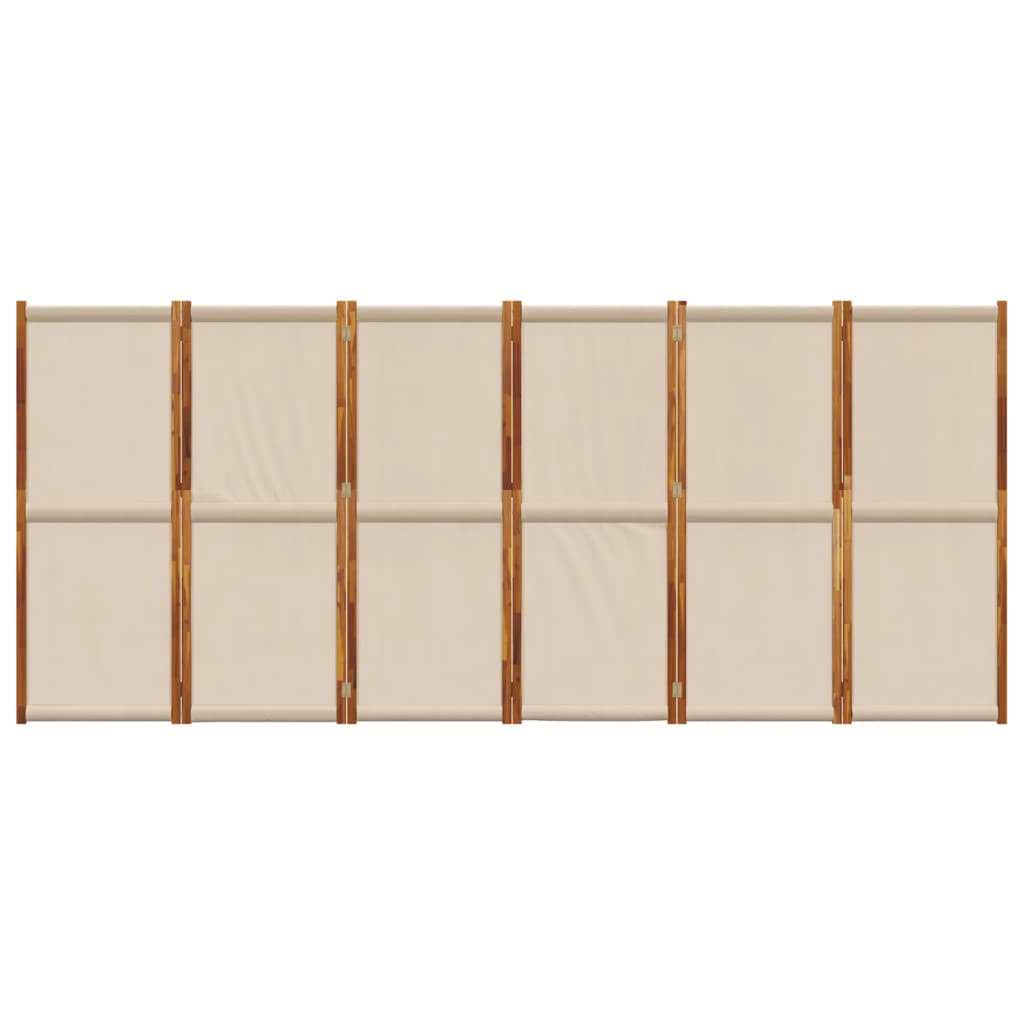 Kamerscherm met 6 panelen 420x180 cm taupe is nu te koop bij PeponiXL, paradijselijk wonen!