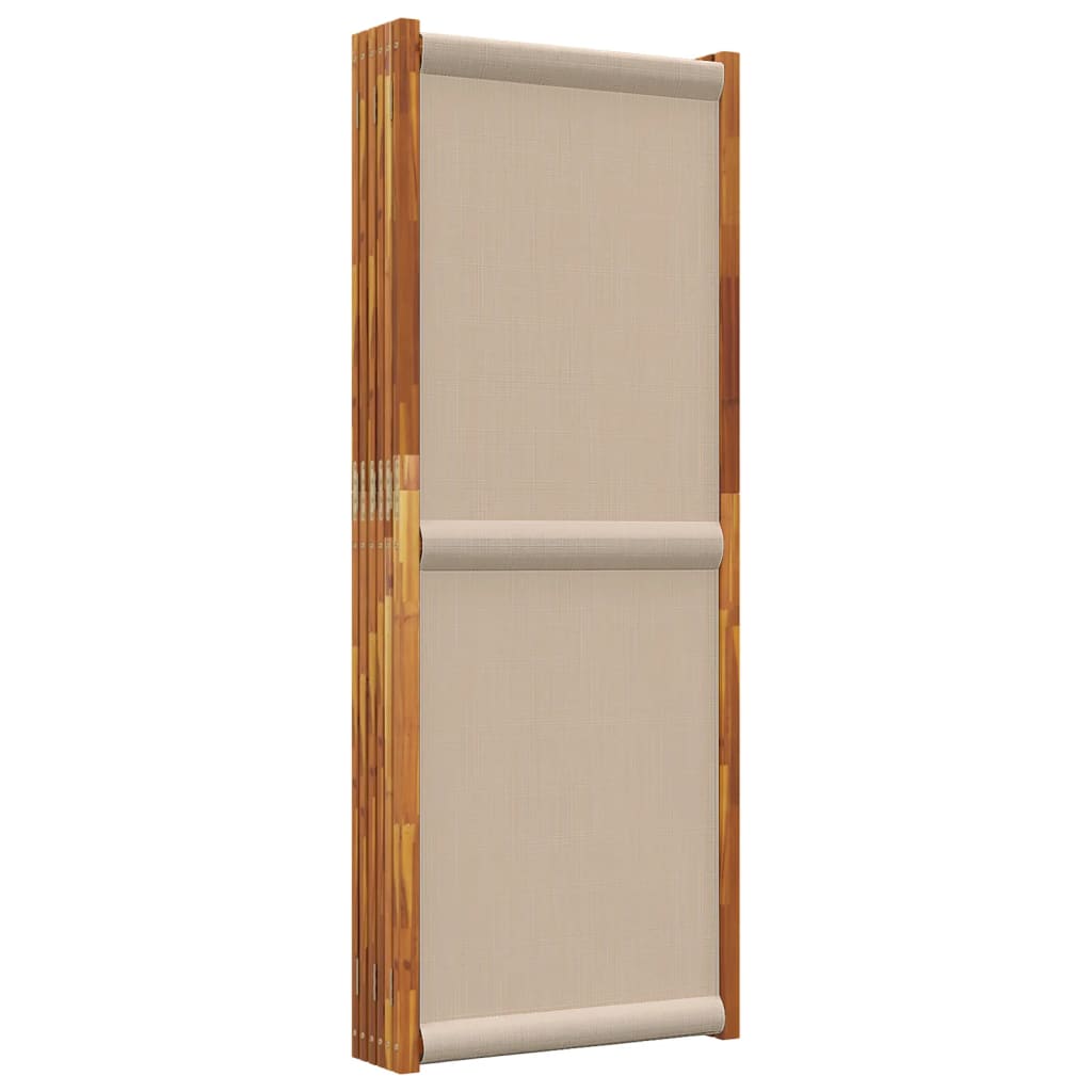 Kamerscherm met 6 panelen 420x180 cm taupe is nu te koop bij PeponiXL, paradijselijk wonen!