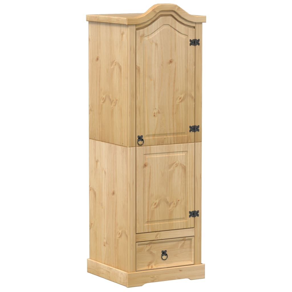 Kledingkast Corona 55x52x170 cm massief grenenhout is nu te koop bij PeponiXL, paradijselijk wonen!