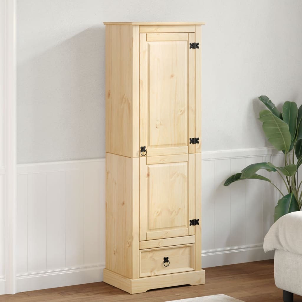 Kledingkast Corona 55x38x170 cm massief grenenhout is nu te koop bij PeponiXL, paradijselijk wonen!