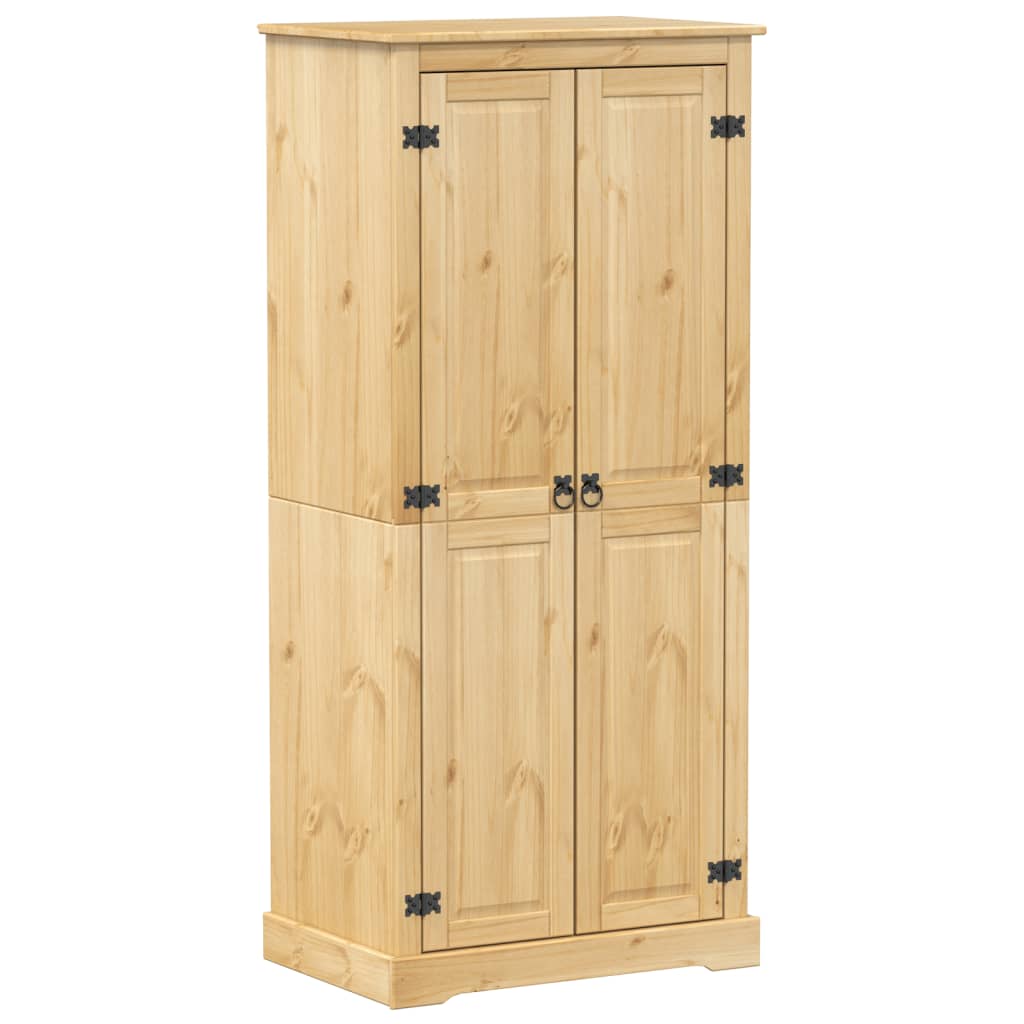 Kledingkast Corona 76x50x170 cm massief grenenhout is nu te koop bij PeponiXL, paradijselijk wonen!