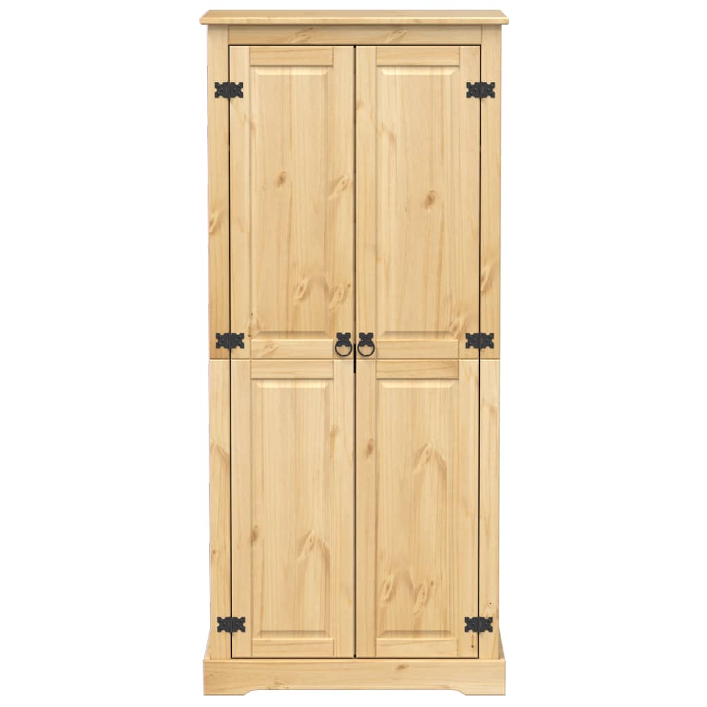 Kledingkast Corona 76x50x170 cm massief grenenhout is nu te koop bij PeponiXL, paradijselijk wonen!