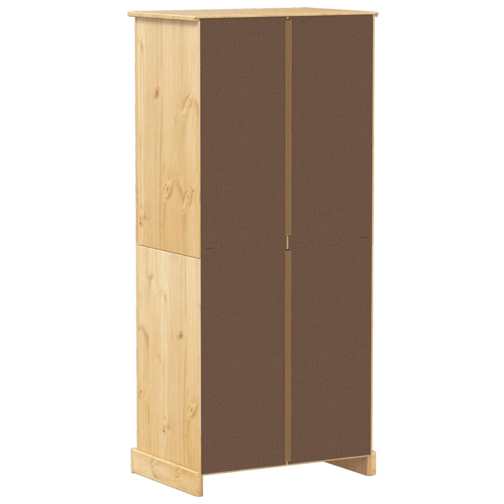 Kledingkast Corona 76x50x170 cm massief grenenhout is nu te koop bij PeponiXL, paradijselijk wonen!