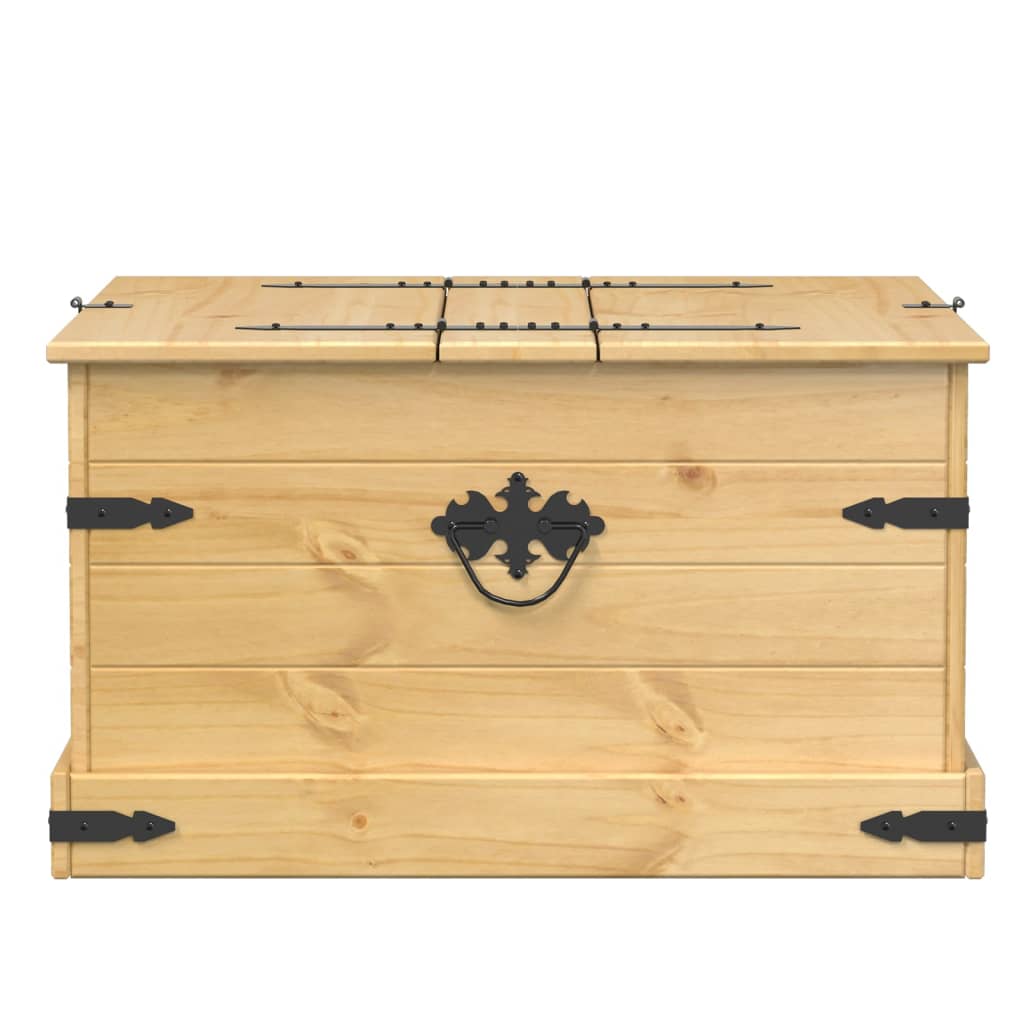 Opbergbox Corona 78x78x45 cm massief grenenhout is nu te koop bij PeponiXL, paradijselijk wonen!