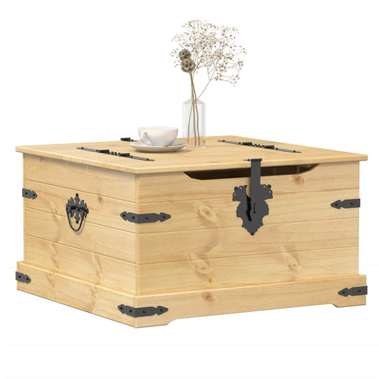 Opbergbox Corona 78x78x45 cm massief grenenhout is nu te koop bij PeponiXL, paradijselijk wonen!