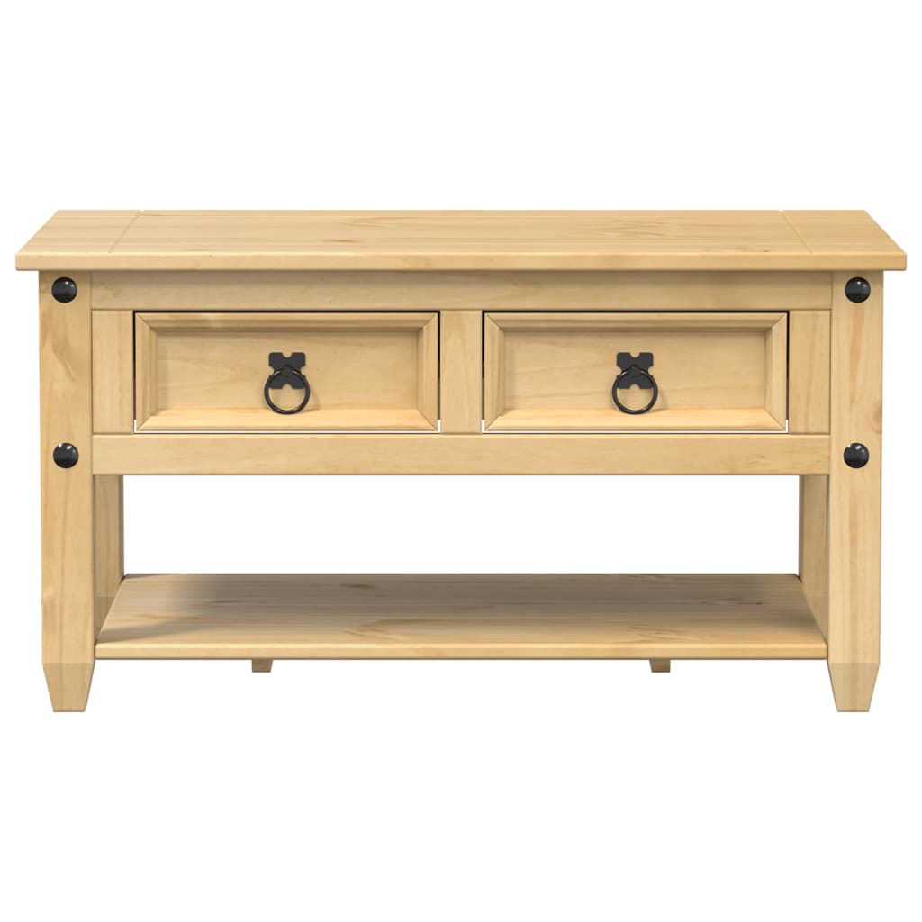 Salontafel met lades Corona 85x50x45 cm massief grenenhout is nu te koop bij PeponiXL, paradijselijk wonen!