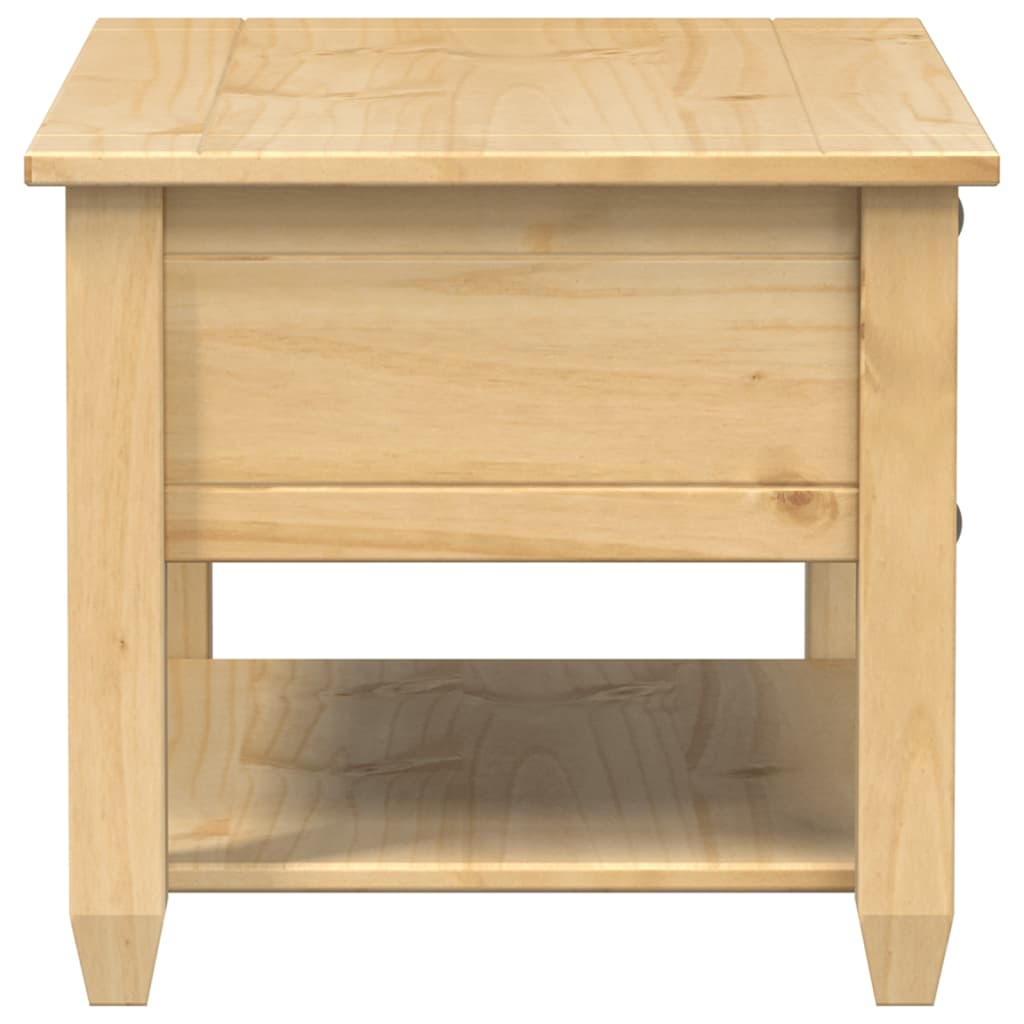 Salontafel met lades Corona 85x50x45 cm massief grenenhout is nu te koop bij PeponiXL, paradijselijk wonen!