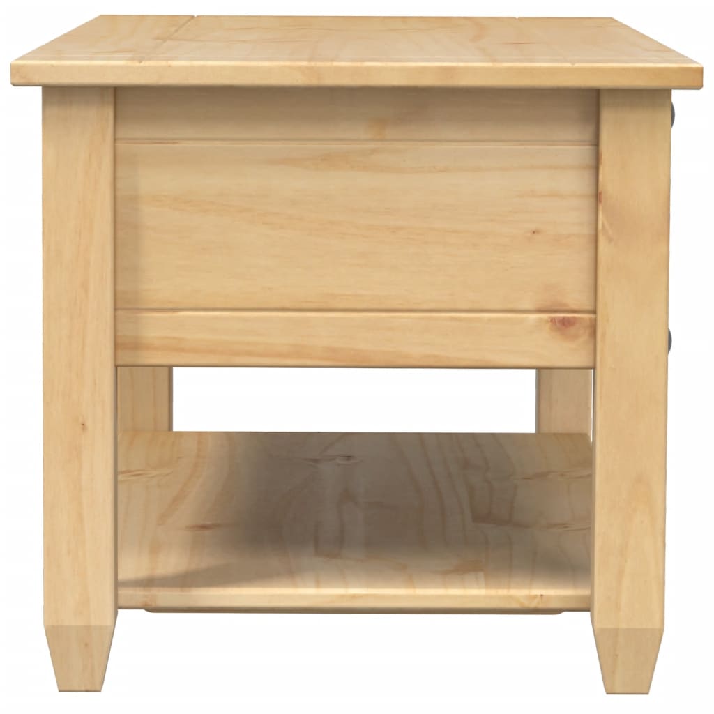Salontafel met lades Corona 100x48x45 cm massief grenenhout is nu te koop bij PeponiXL, paradijselijk wonen!