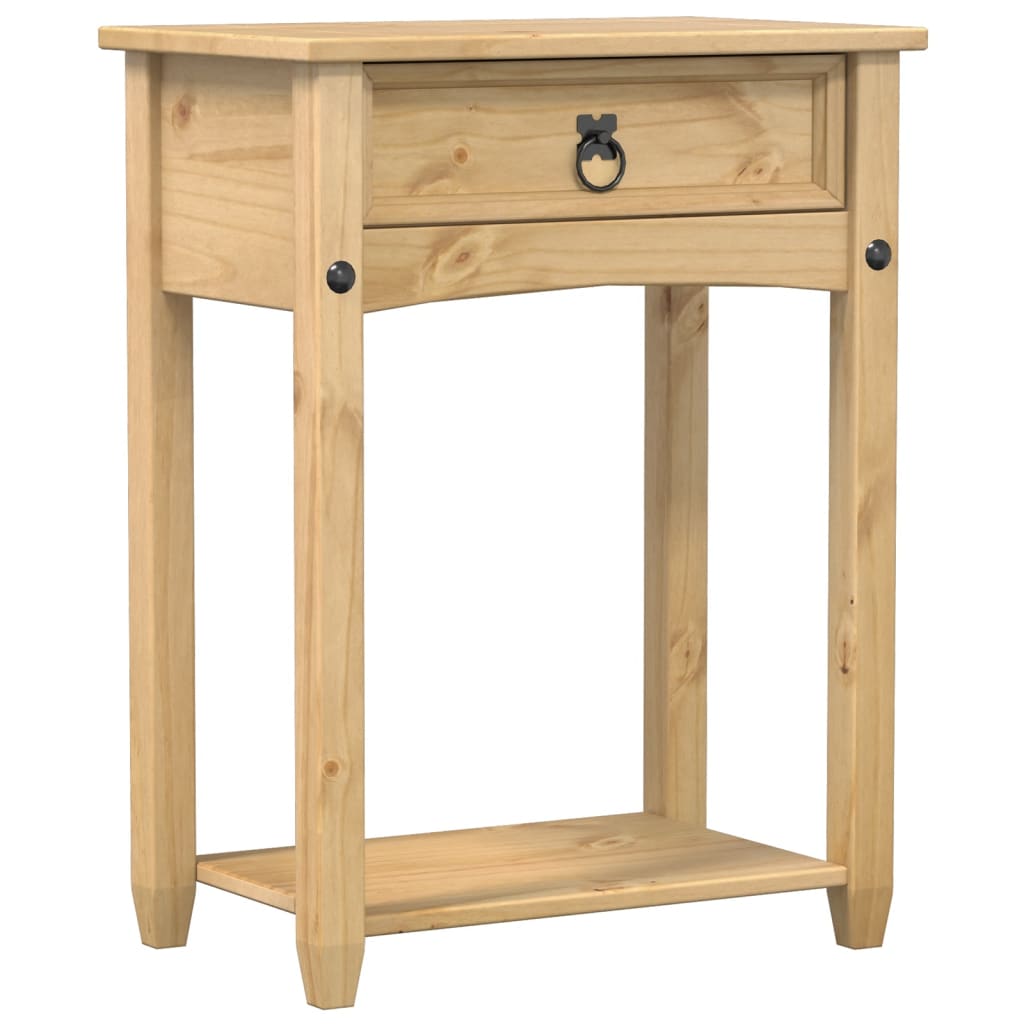 Wandtafel Corona 55x35x73 cm massief grenenhout is nu te koop bij PeponiXL, paradijselijk wonen!