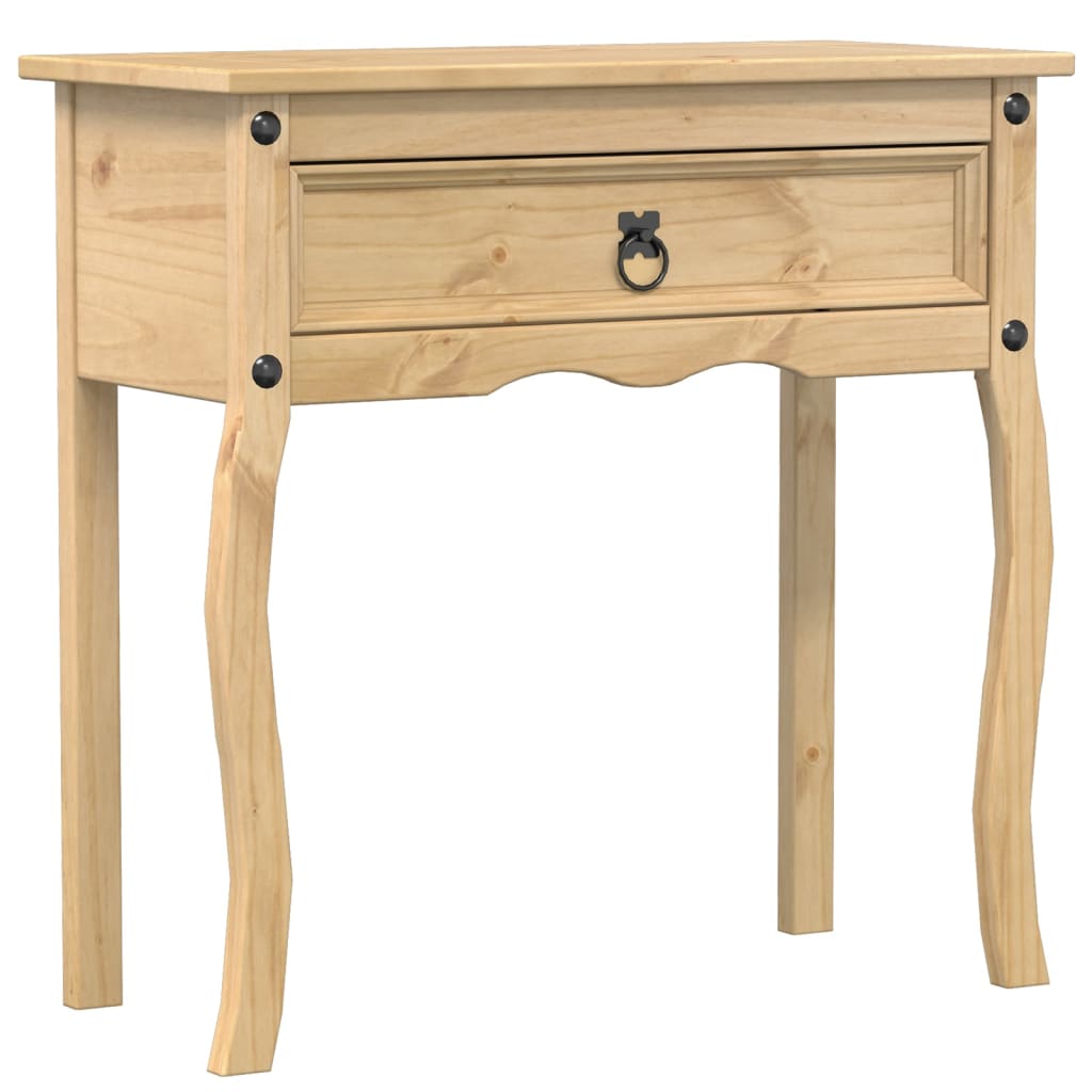 Wandtafel Corona 73x35x73 cm massief grenenhout is nu te koop bij PeponiXL, paradijselijk wonen!