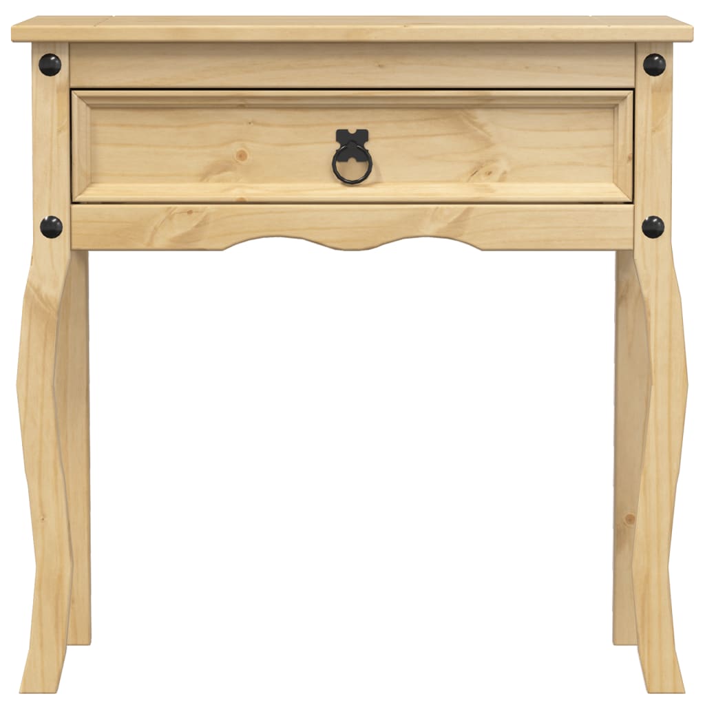 Wandtafel Corona 73x35x73 cm massief grenenhout is nu te koop bij PeponiXL, paradijselijk wonen!