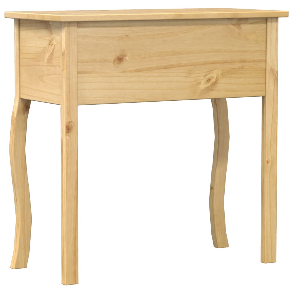 Wandtafel Corona 73x35x73 cm massief grenenhout is nu te koop bij PeponiXL, paradijselijk wonen!