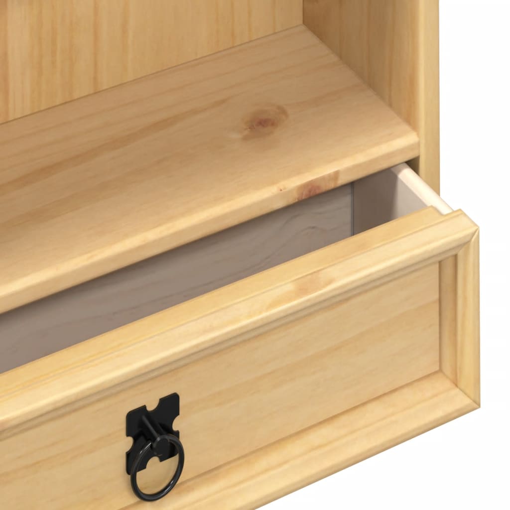 Cd-kast Corona 52x17,5x103 cm massief grenenhout is nu te koop bij PeponiXL, paradijselijk wonen!