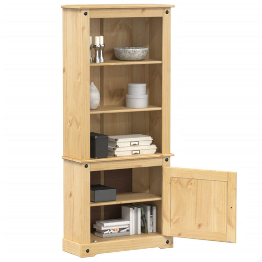 Hoge kast Corona 74x38x170 cm massief grenenhout is nu te koop bij PeponiXL, paradijselijk wonen!