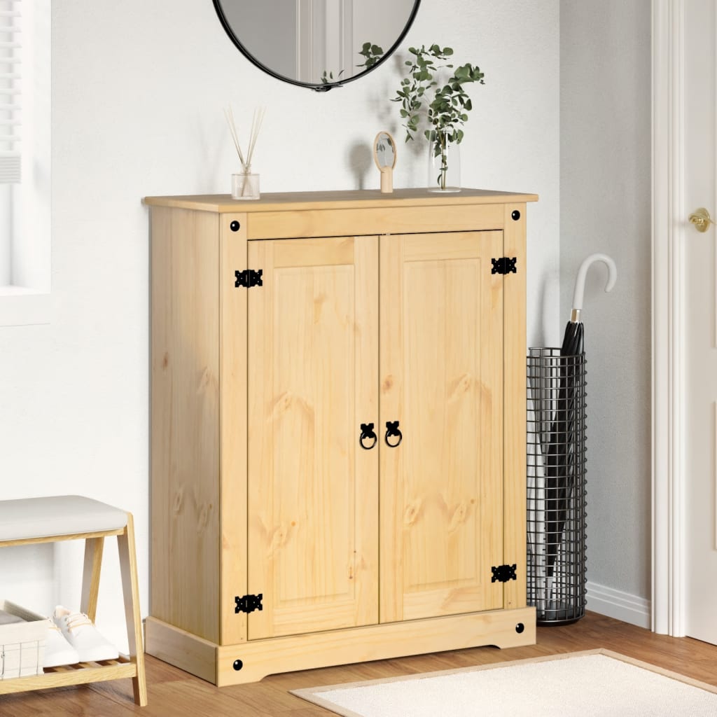 Schoenenkast Corona 86x38,5x108 cm massief grenenhout is nu te koop bij PeponiXL, paradijselijk wonen!