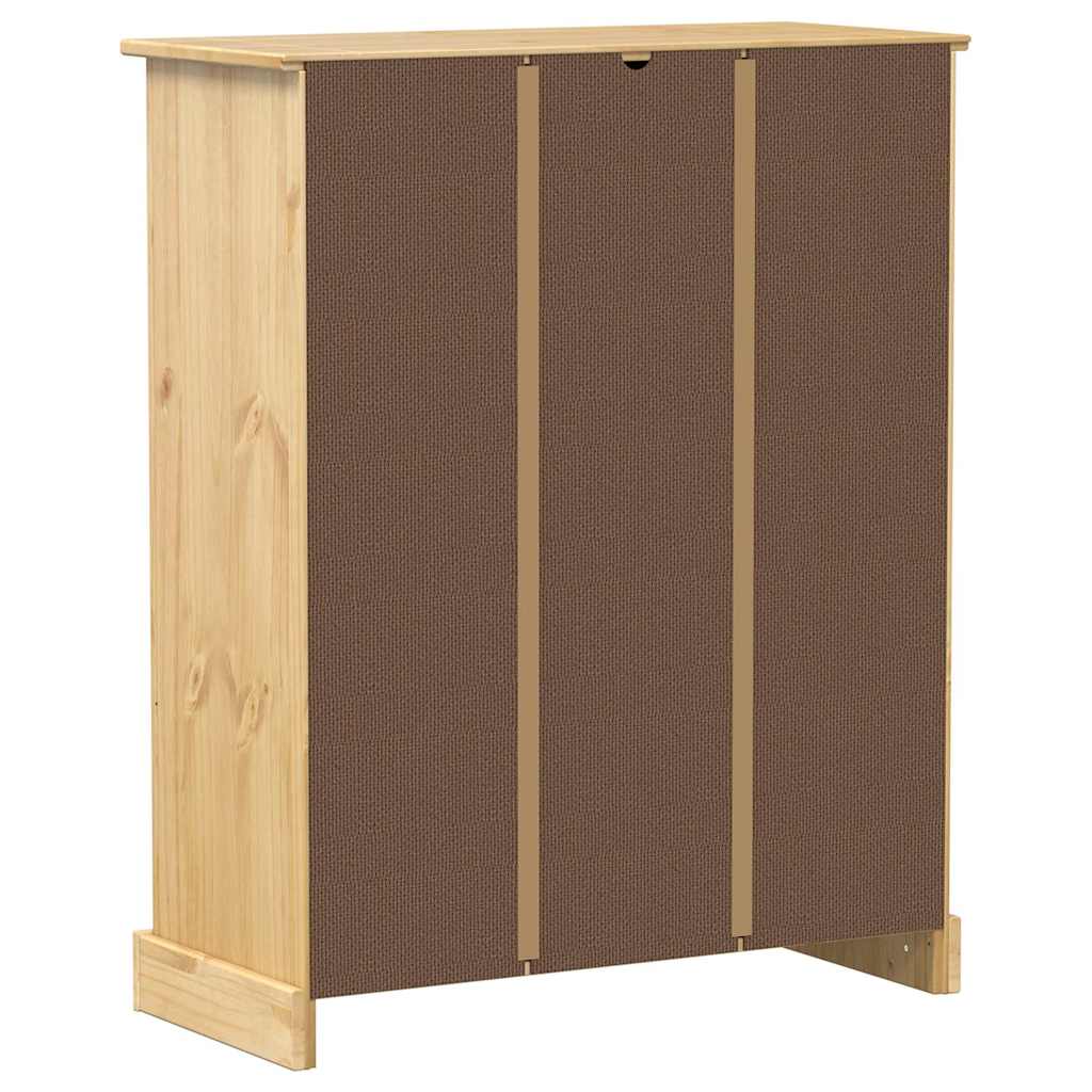 Schoenenkast Corona 86x38,5x108 cm massief grenenhout is nu te koop bij PeponiXL, paradijselijk wonen!