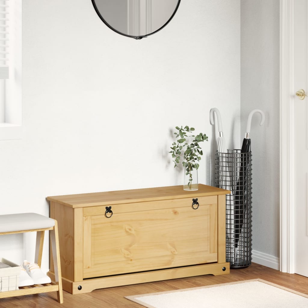 Schoenenkast Corona 99x32x47 cm massief grenenhout is nu te koop bij PeponiXL, paradijselijk wonen!