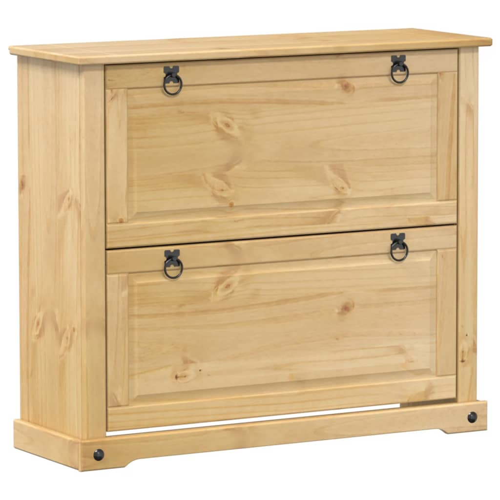 Schoenenkast Corona 99x32x85 cm massief grenenhout is nu te koop bij PeponiXL, paradijselijk wonen!