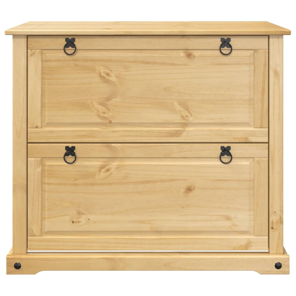 Schoenenkast Corona 99x32x85 cm massief grenenhout is nu te koop bij PeponiXL, paradijselijk wonen!