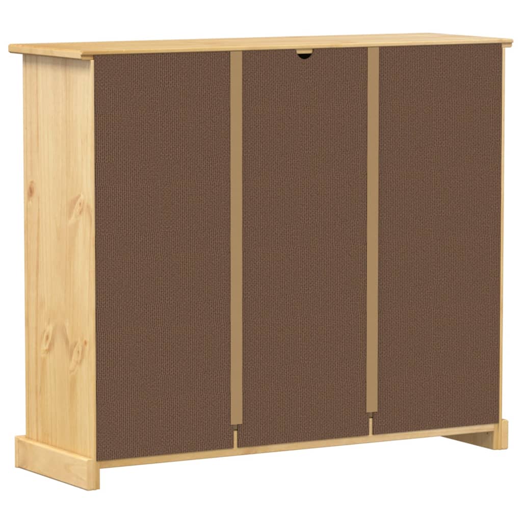 Schoenenkast Corona 99x32x85 cm massief grenenhout is nu te koop bij PeponiXL, paradijselijk wonen!