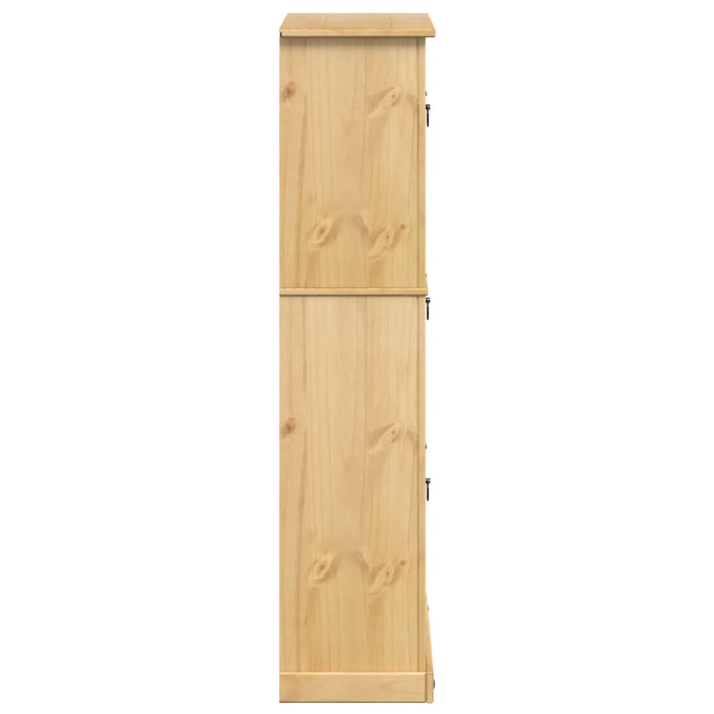 Schoenenkast Corona 99x32x138 cm massief grenenhout is nu te koop bij PeponiXL, paradijselijk wonen!