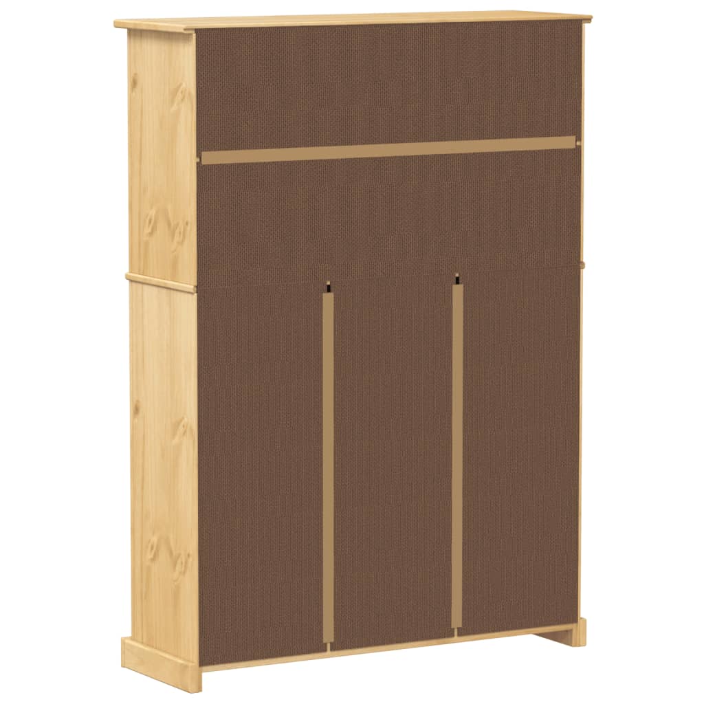 Schoenenkast Corona 99x32x138 cm massief grenenhout is nu te koop bij PeponiXL, paradijselijk wonen!