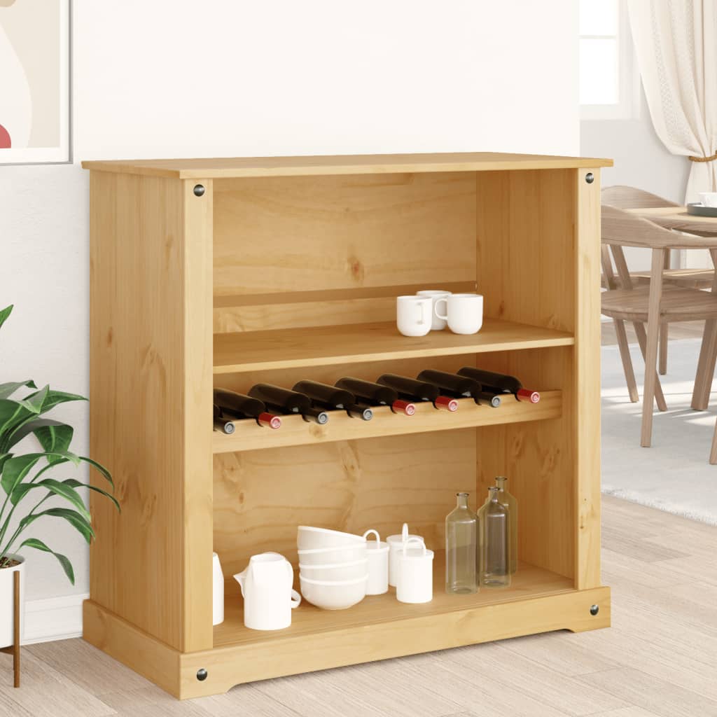 Wijnkast Corona 107,5x51x105,5 cm massief grenenhout is nu te koop bij PeponiXL, paradijselijk wonen!