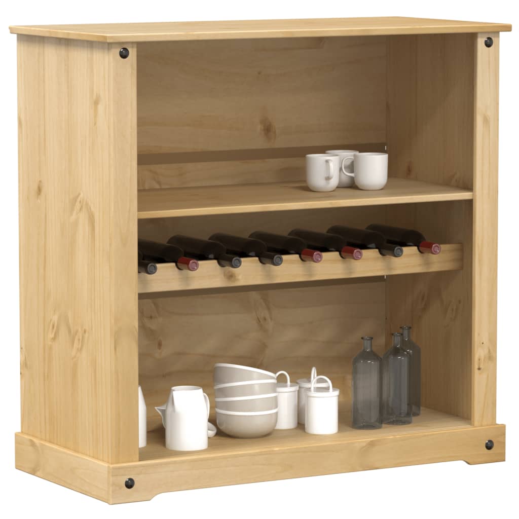 Wijnkast Corona 107,5x51x105,5 cm massief grenenhout is nu te koop bij PeponiXL, paradijselijk wonen!
