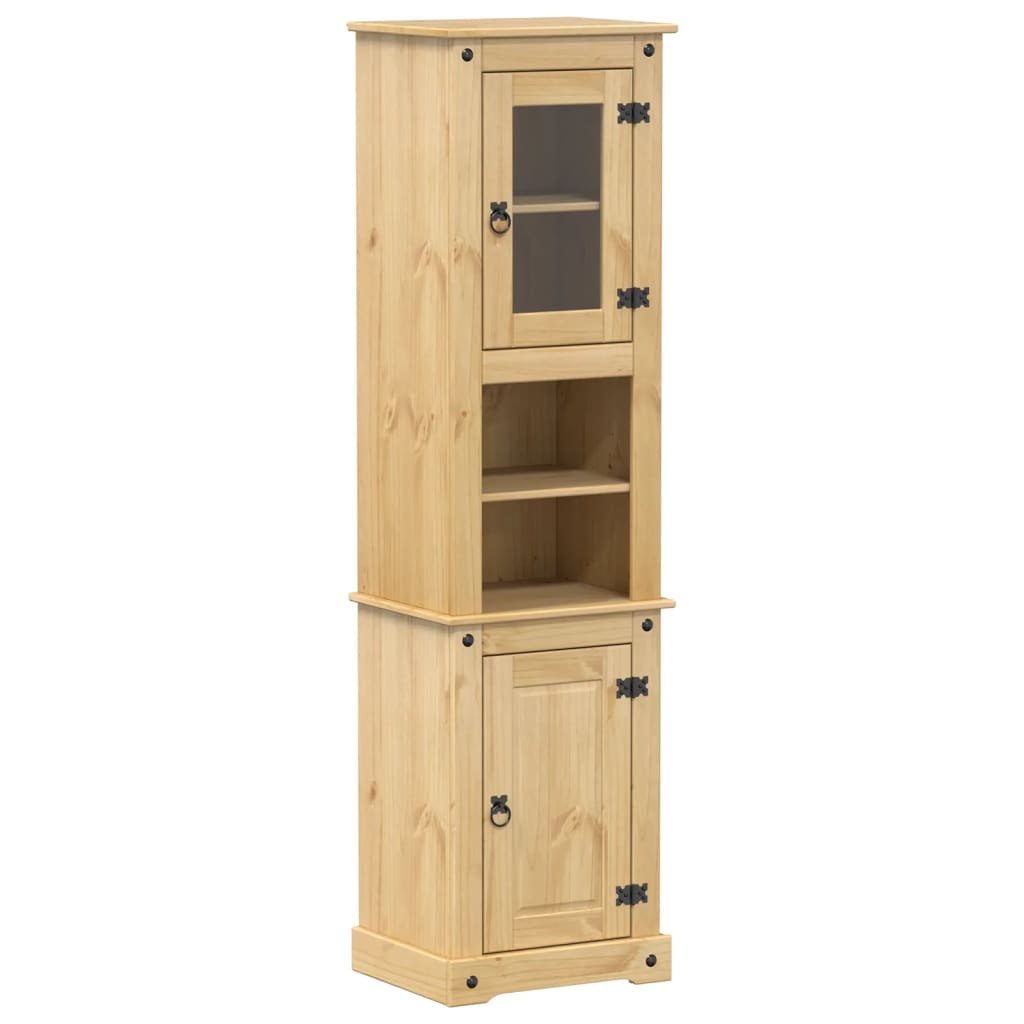 Badkamerkast Corona 50x40x185 cm massief grenenhout is nu te koop bij PeponiXL, paradijselijk wonen!